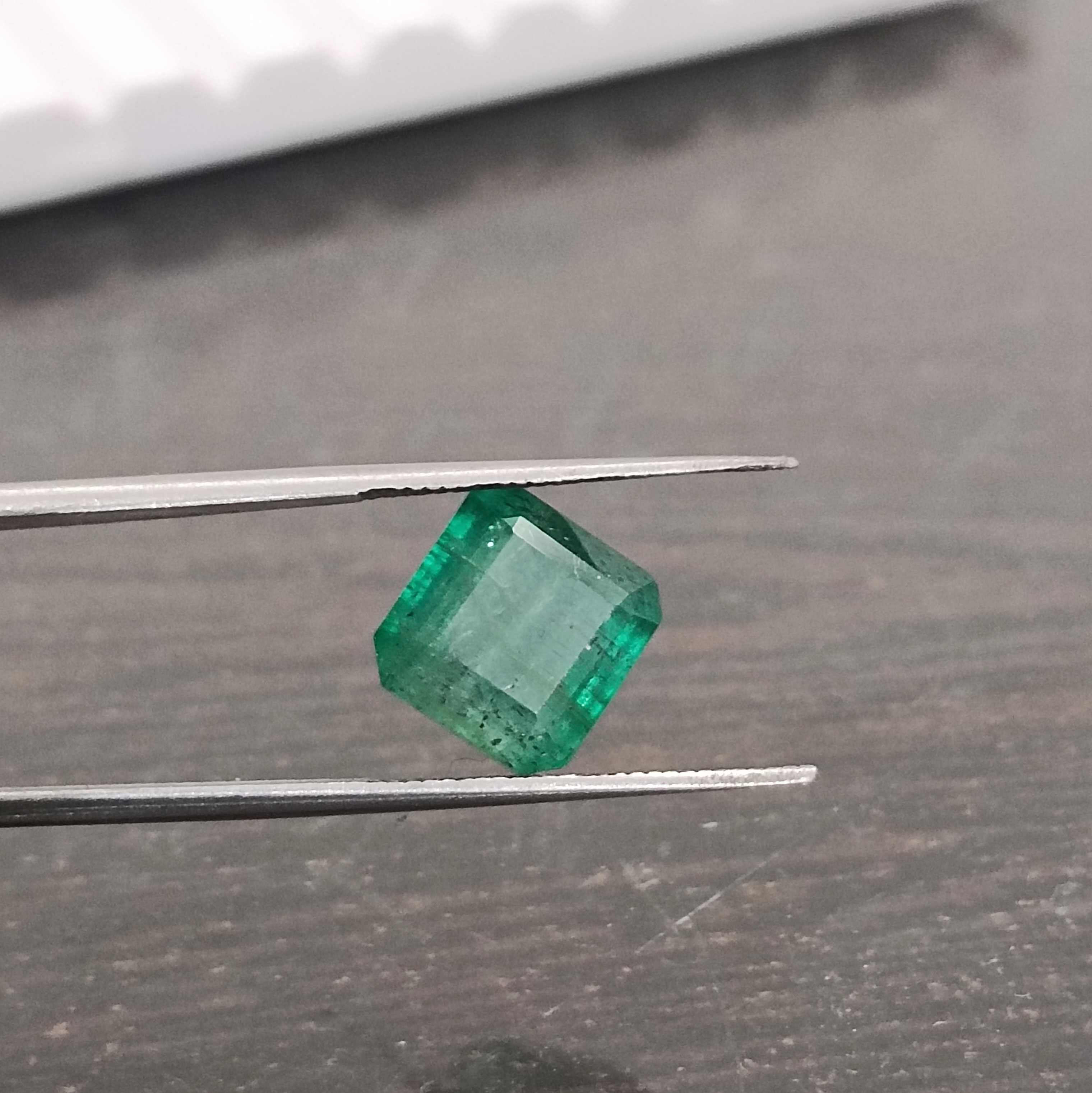 5.41ct medium velvet green octagon emerald