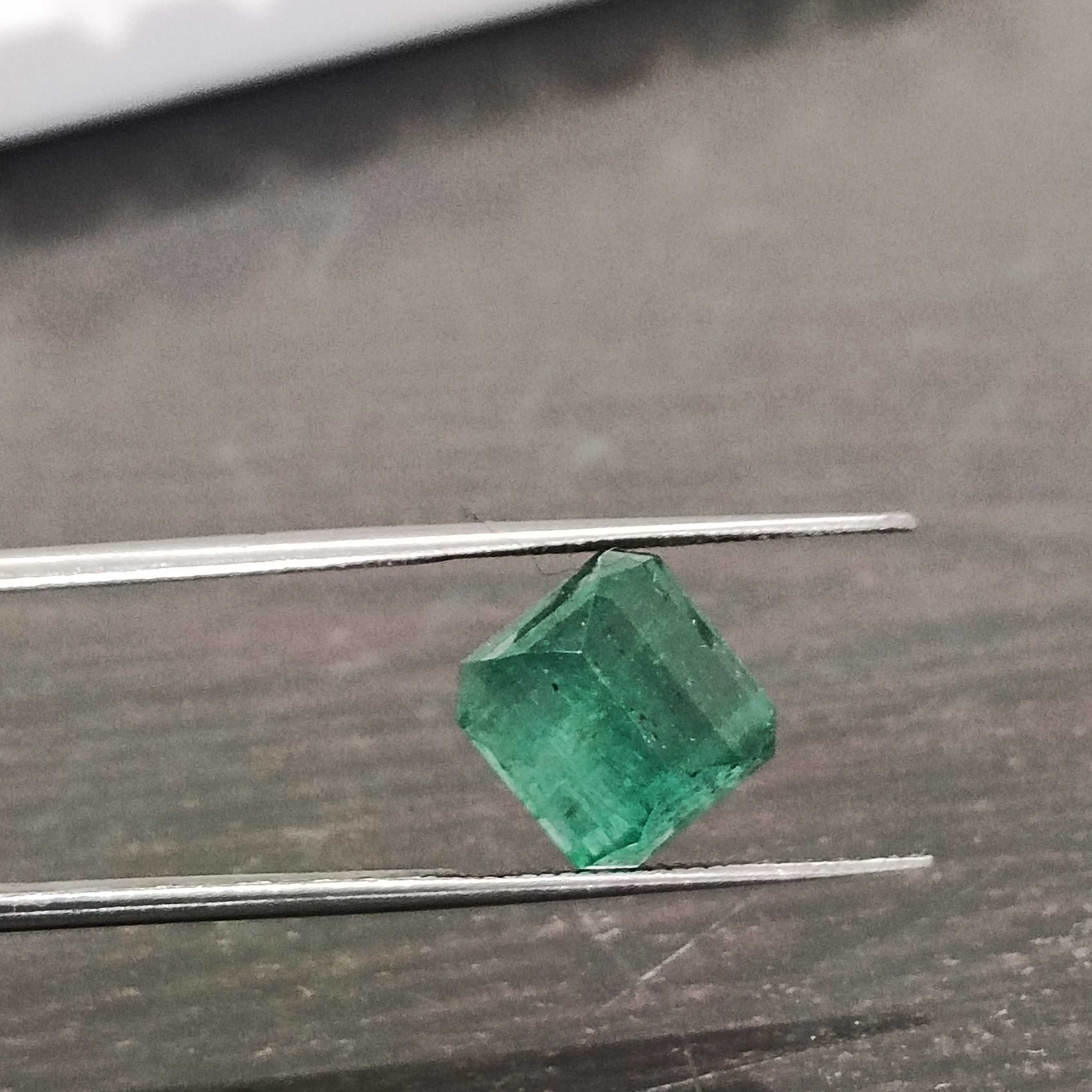 5.41ct medium velvet green octagon emerald