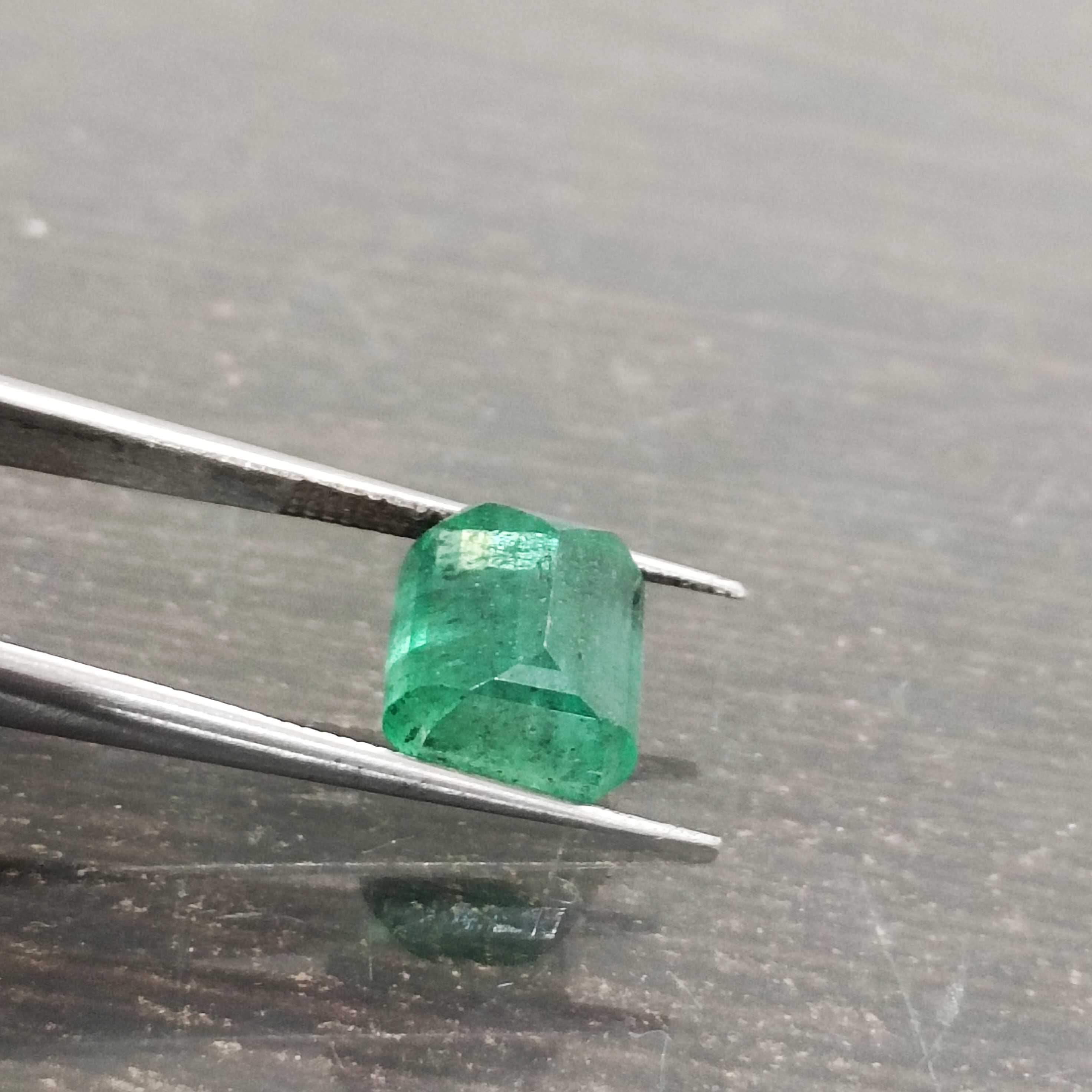 5.41ct medium velvet green octagon emerald