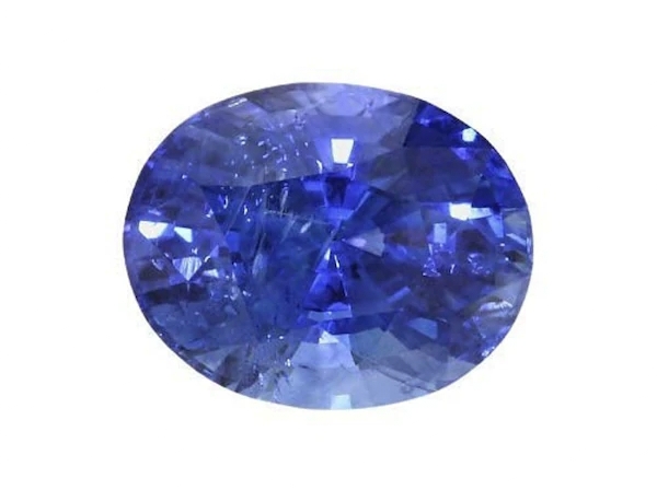 Natural blue sapphire gem