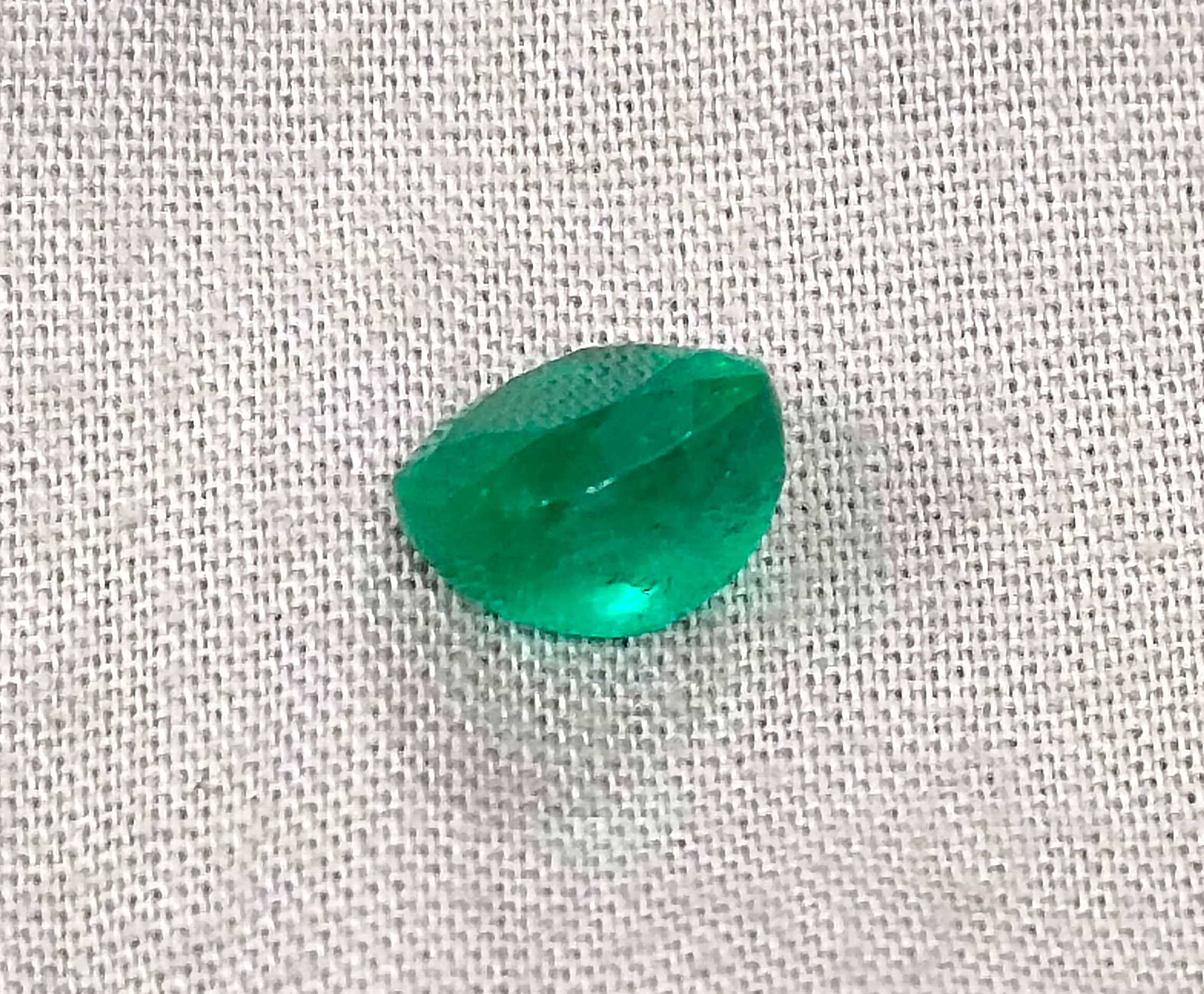 3.14ct Colombian emerald cushion cut deep pure velvet green certified 